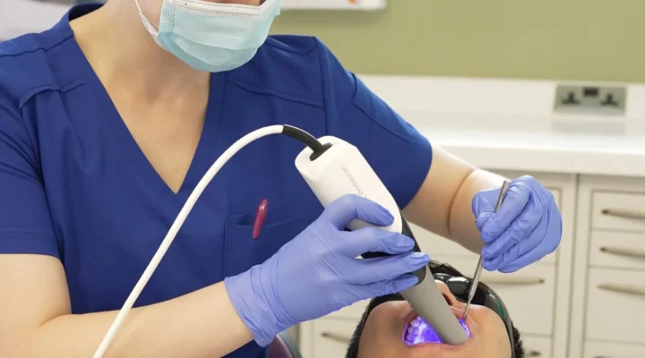 teeth whitening and hygiene on your first dentist visit